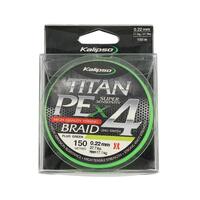 Шнур Зелений Флуоресцентний Kalipso Titan PE X4 FG 150м