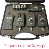 Набор Сигнализаторов Поклевки с Пейджером Shark TLI-04