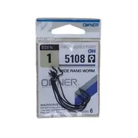 Крючок Офсетный 5108 Owner Wide Rang Worm