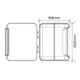 Коробка для аксесуаров GC G.Carp Mini Box 2 section