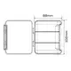 Коробка для аксесуаров GC G.Carp Mini Box 3 section