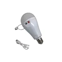 Аварийная аккумуляторная LED лампочка  ALFARID с USB зарядкой